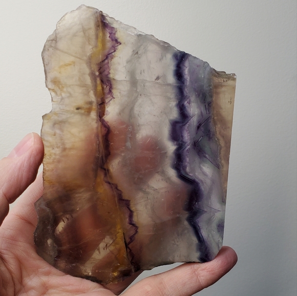 Fluorite Crystal Slab - Picture 7 of 13